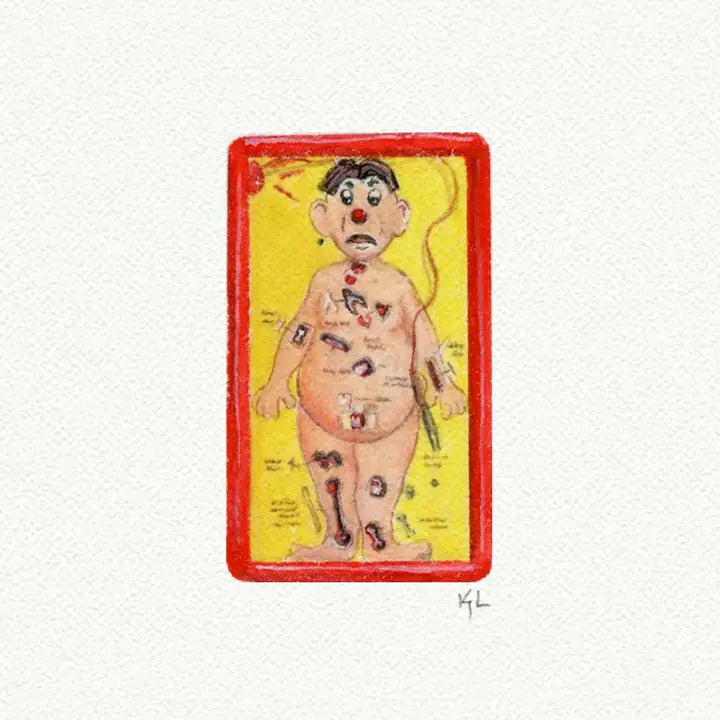 Miniature Watercolor Painting