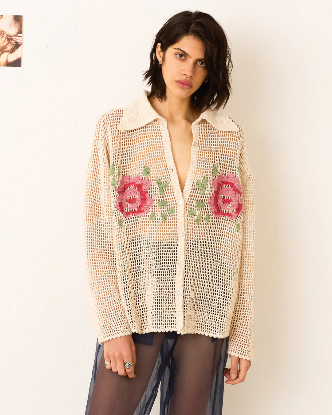 Emery Rosa Crochet Shirt by Alix of Bohemia 