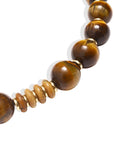 Francis Beaded Necklace - Tiger’s Eye & Agate