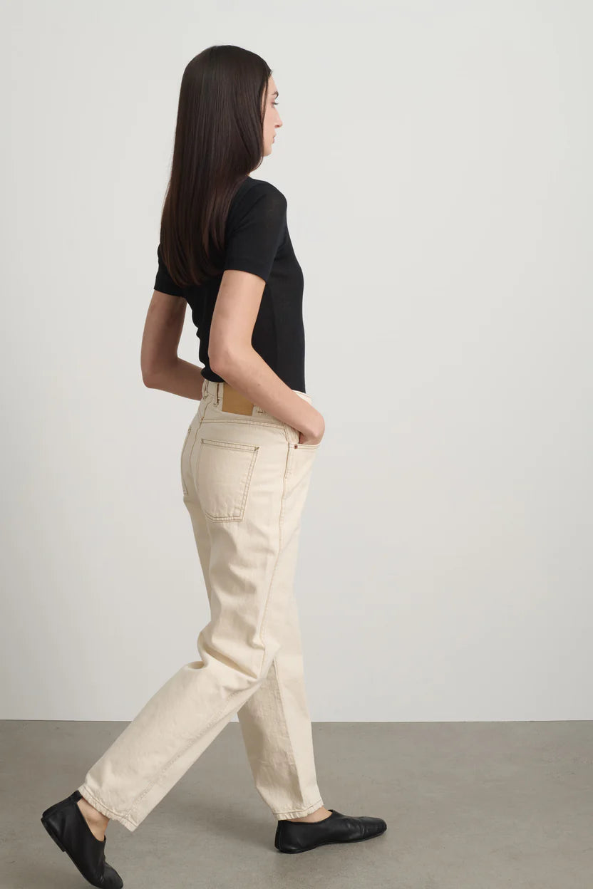 Plein High Straight Jean Clair Rinse