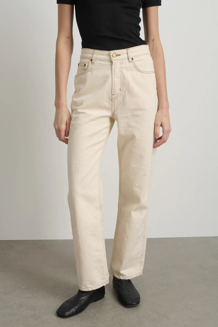 Plein High Straight Jean Clair Rinse