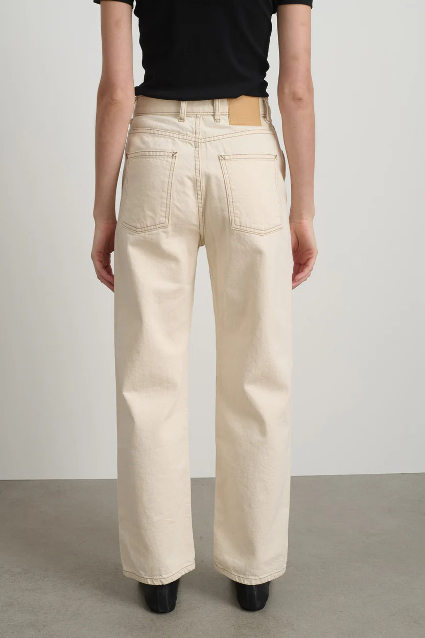 Plein High Straight Jean Clair Rinse