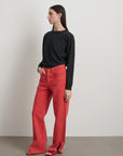 Charlot Split Hem Jean