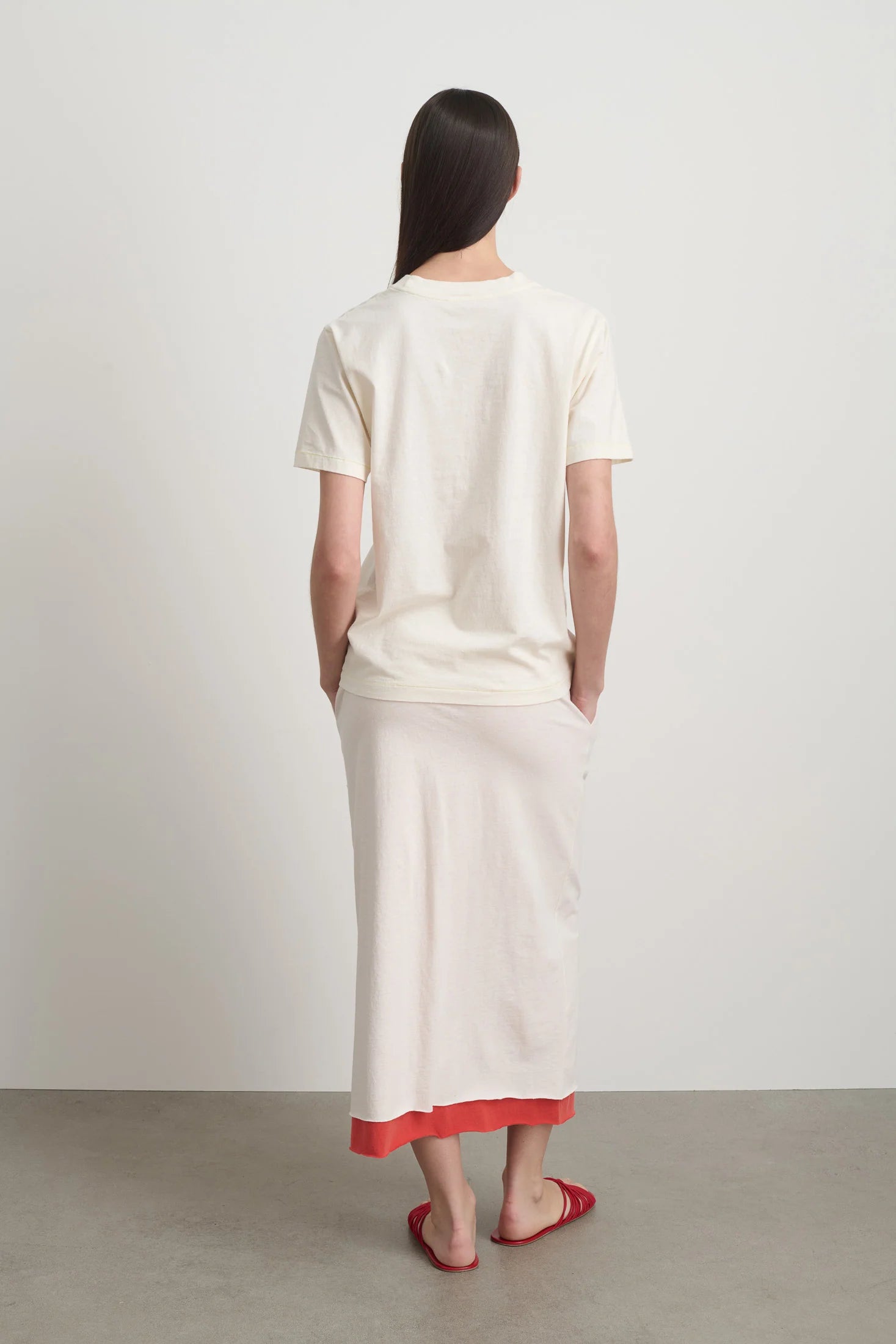 Pocket Tee Oyster Overdye