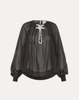 "Pearl Suite" Embroidery Bohemian Shirt