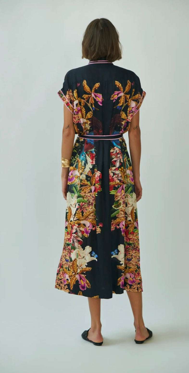 Carolina K Kaftan Divine Birds Lifestyle Back
