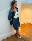 Paperbag Denim Short