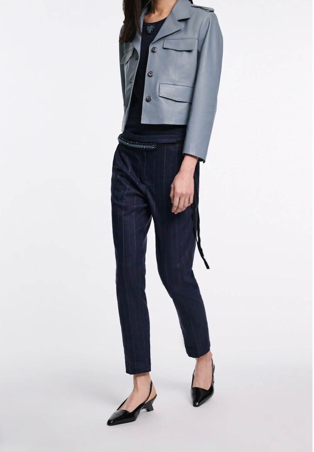 Dorothee Schumacher Sleek Statement Jacket Side Full Body