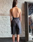 Paperbag Denim Short