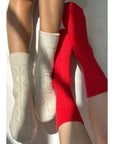 Cashmere Pointelle Socks
