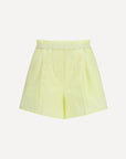 Embroidered cotton poplin shorts