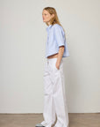 Short Sleeve Crop Shirt