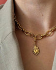 Frida Heart Shaped Charm