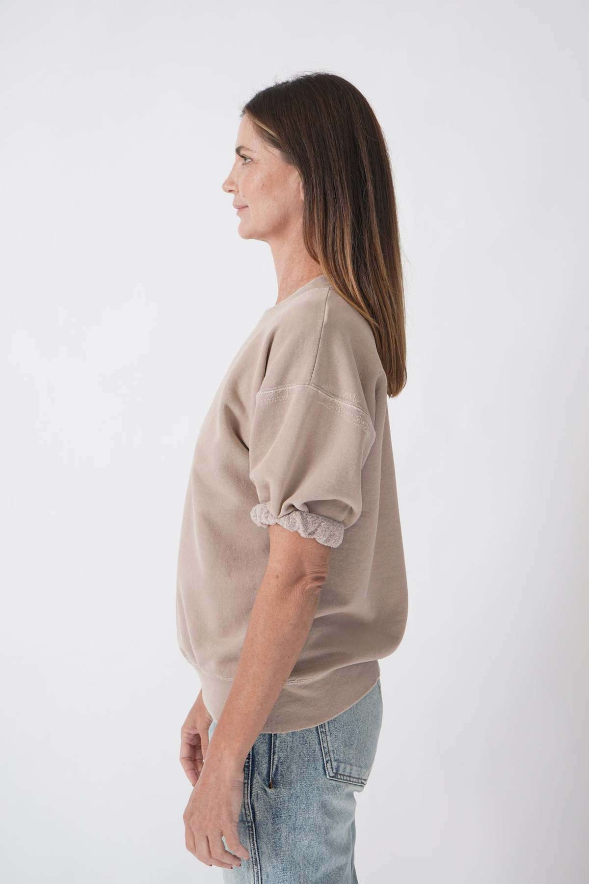 Rachel Comey Stanza Sweatshirt in Buff
