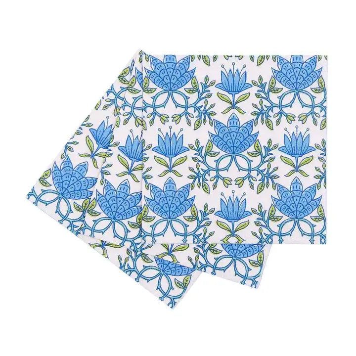Tilly Blue Paper Cocktail Napkins (Pack of 25)