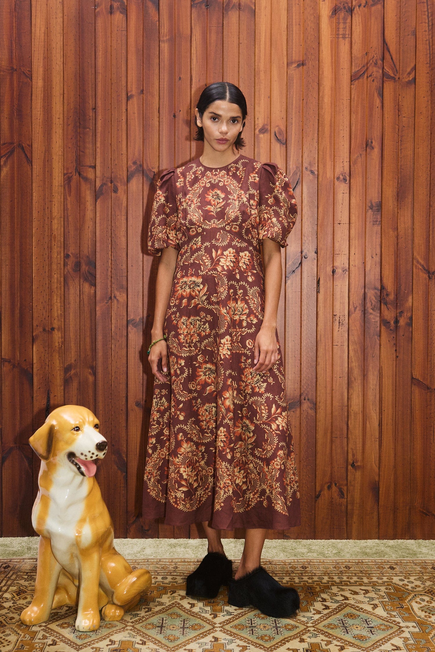 The Alemais Seraphina Midi Dress.