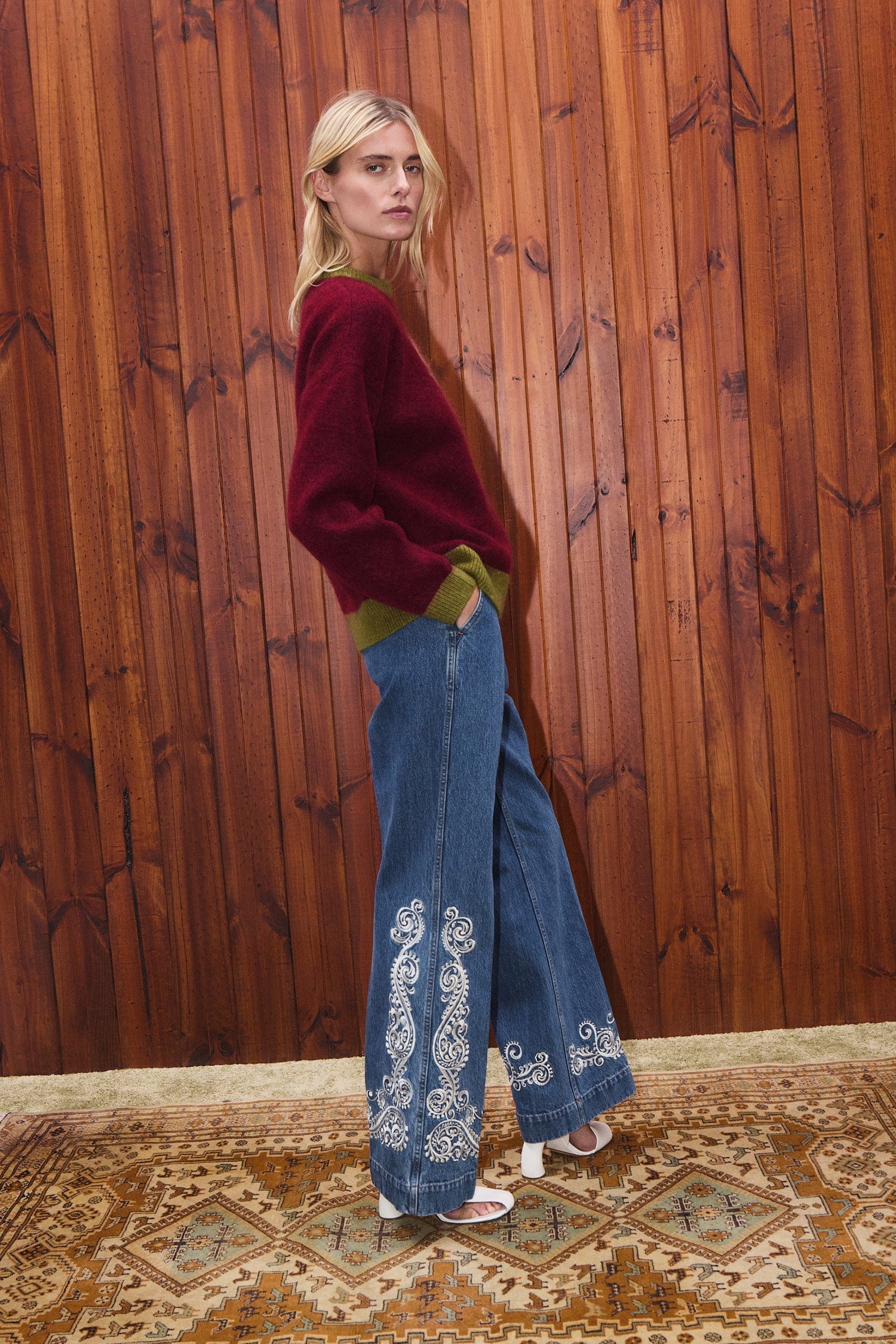Alemais Fredo Sweater. Sustainable Top. Knitwear. 