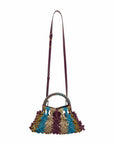 Leather Micro Crescent Bag