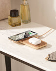 Classics Leather Wireless Charger - Dual Charging