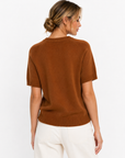 RD Sweater 1/4 Cinnamon Tea