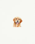 Golden Retriever Miniature Watercolor Painting - Art Print