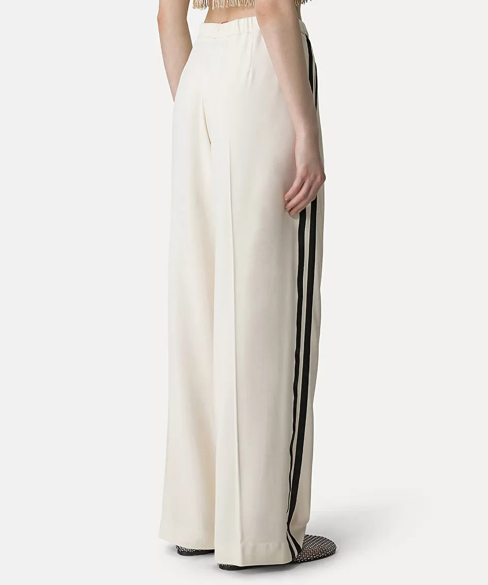 forte forte stretch Cady tuxedo pant back