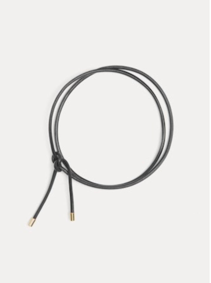 forte_forte leather belt black