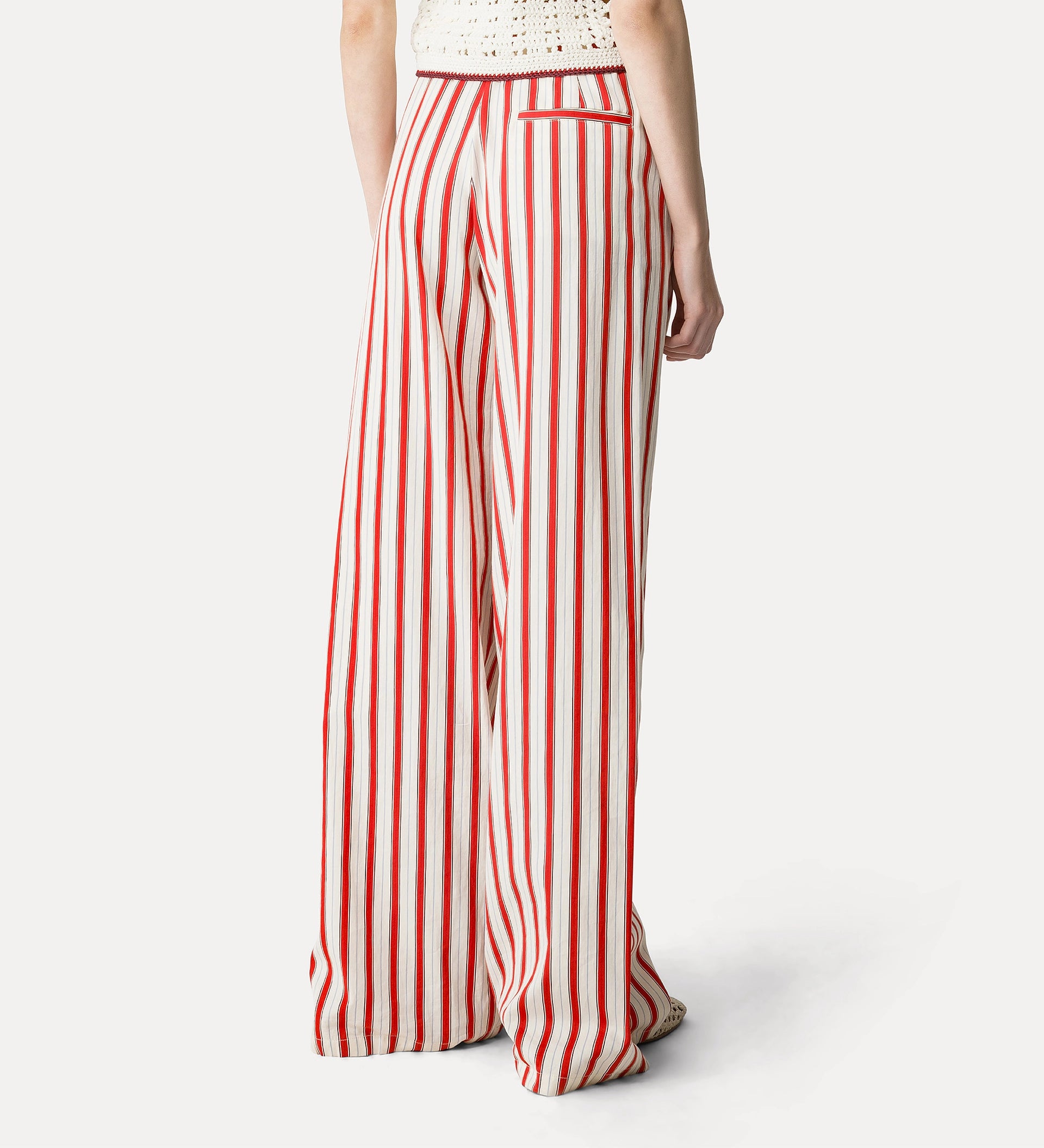 Pinstriped Straight Pant