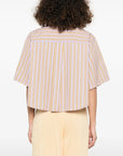 Pinstripe Poplin Half Sleeve