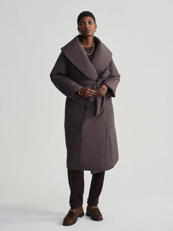 Ana Long Wrap Coat | A local dress shop | Sartina