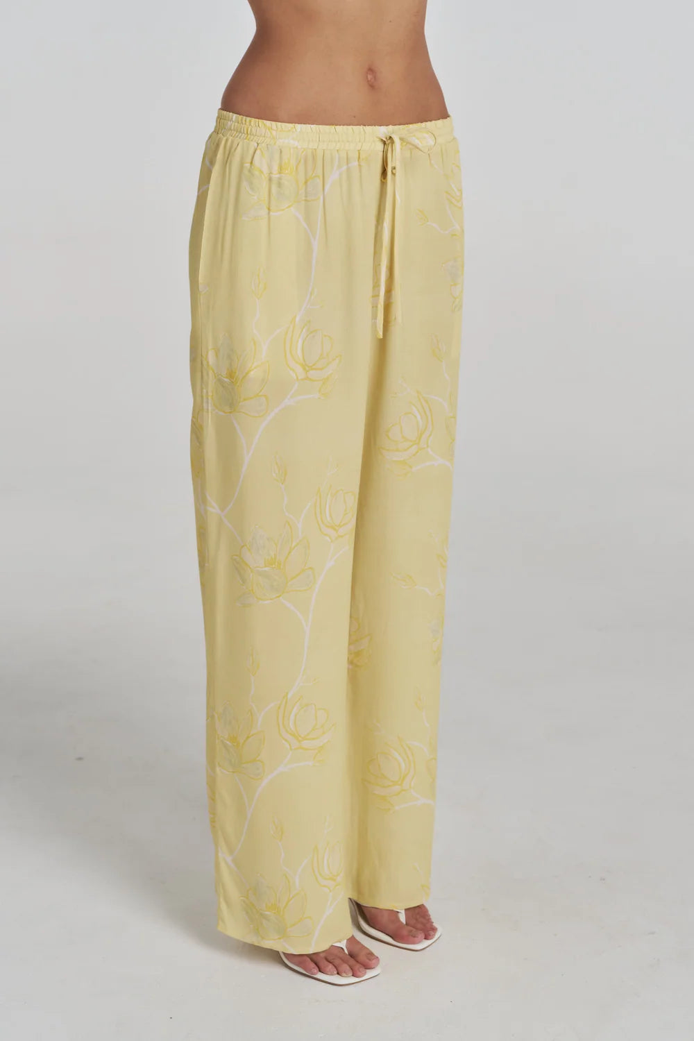 ELASTIC WAIST PANT - MAGNOLIA