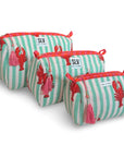 Mint Lobster Pouch Set
