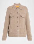 Cashmere Wool Jean Jacket