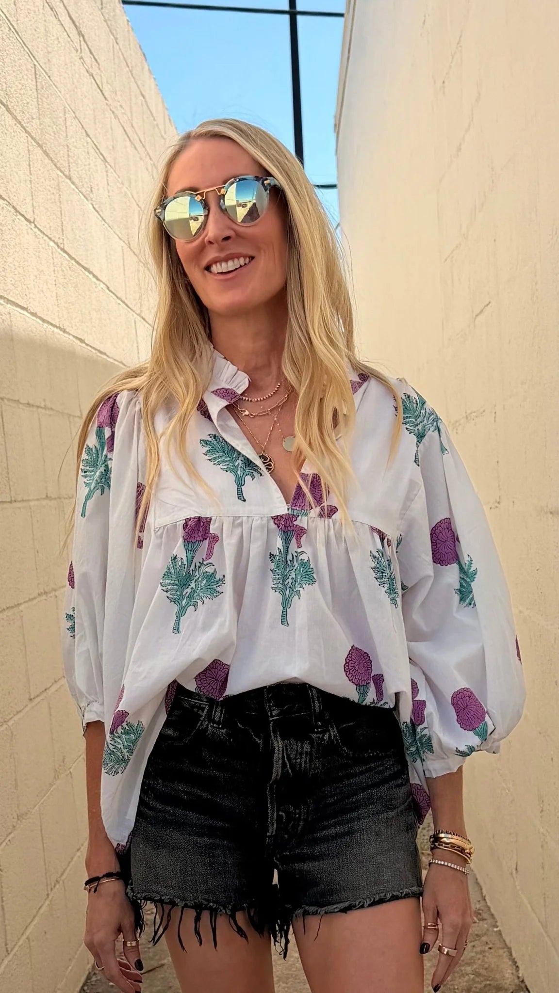 Violet Classic Blouse