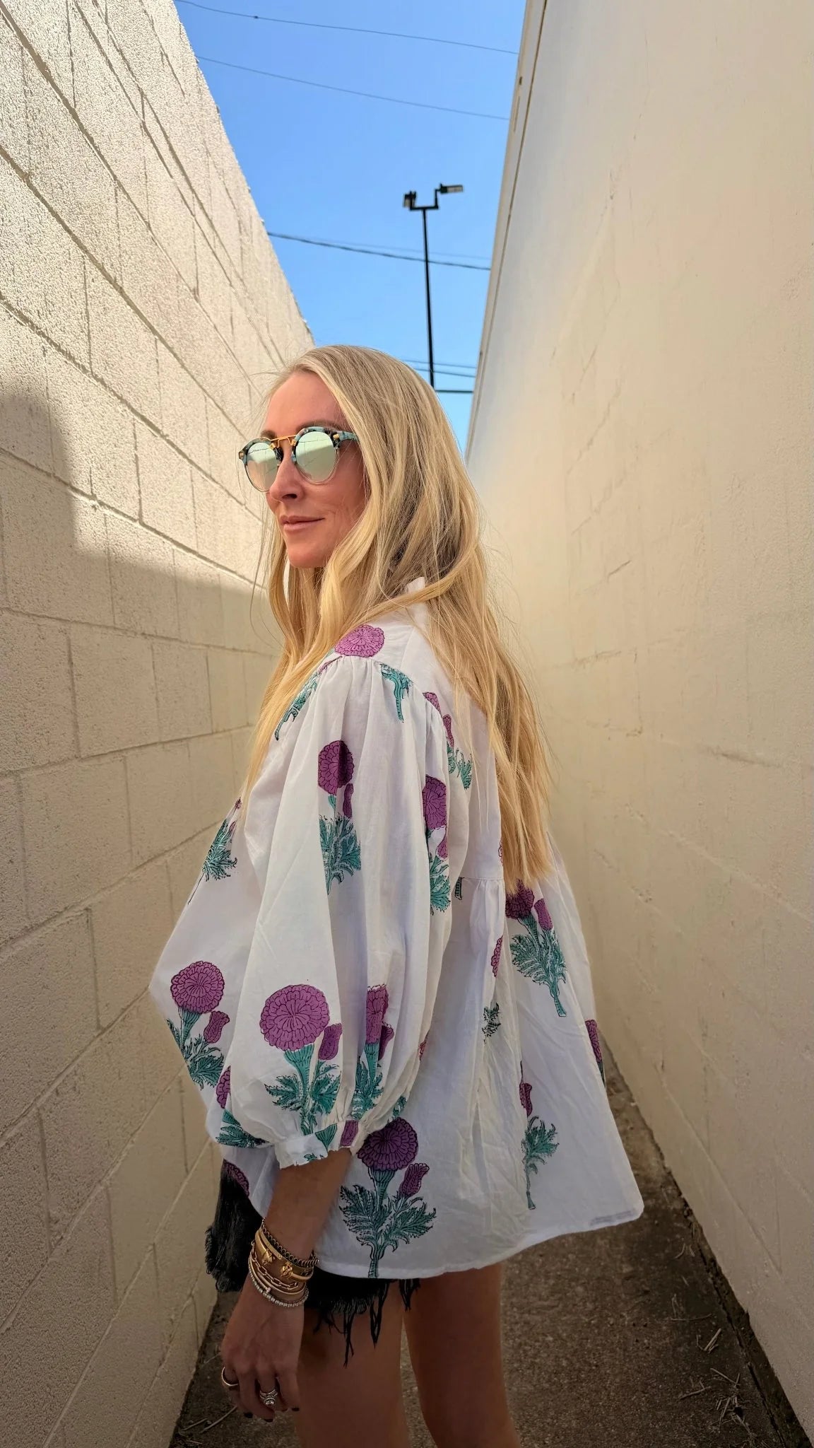 Violet Classic Blouse